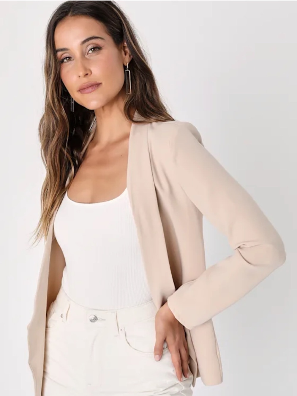 ✨Lulus Miss Punctuality Lightweight Blazer, xs